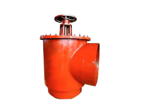 MS Fabricated Right Angle Valve